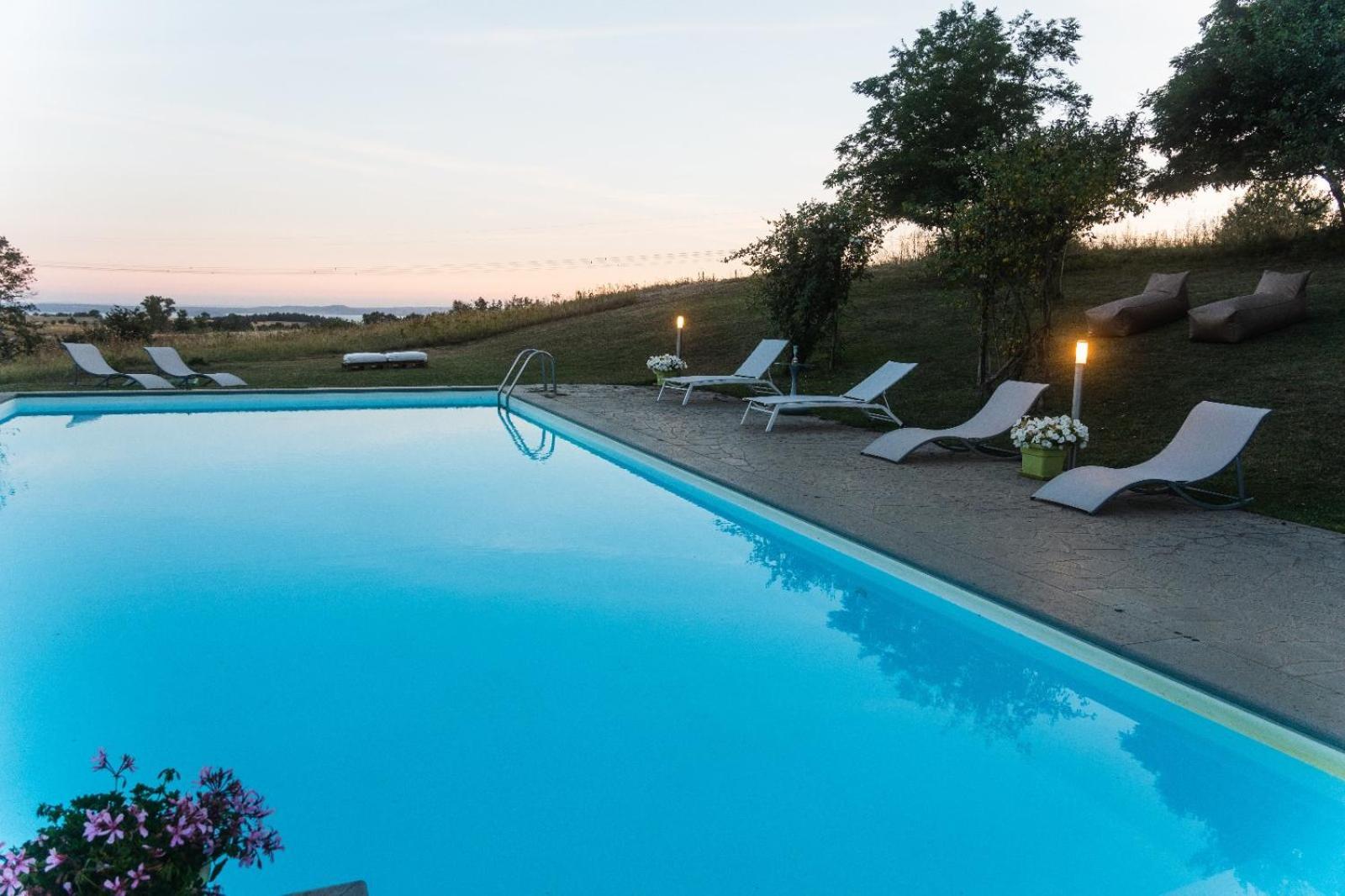 Collina Blu Bed & Breakfast Bolsena Exterior foto